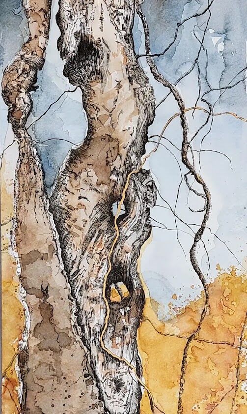 Split Tree with Negative Shapes