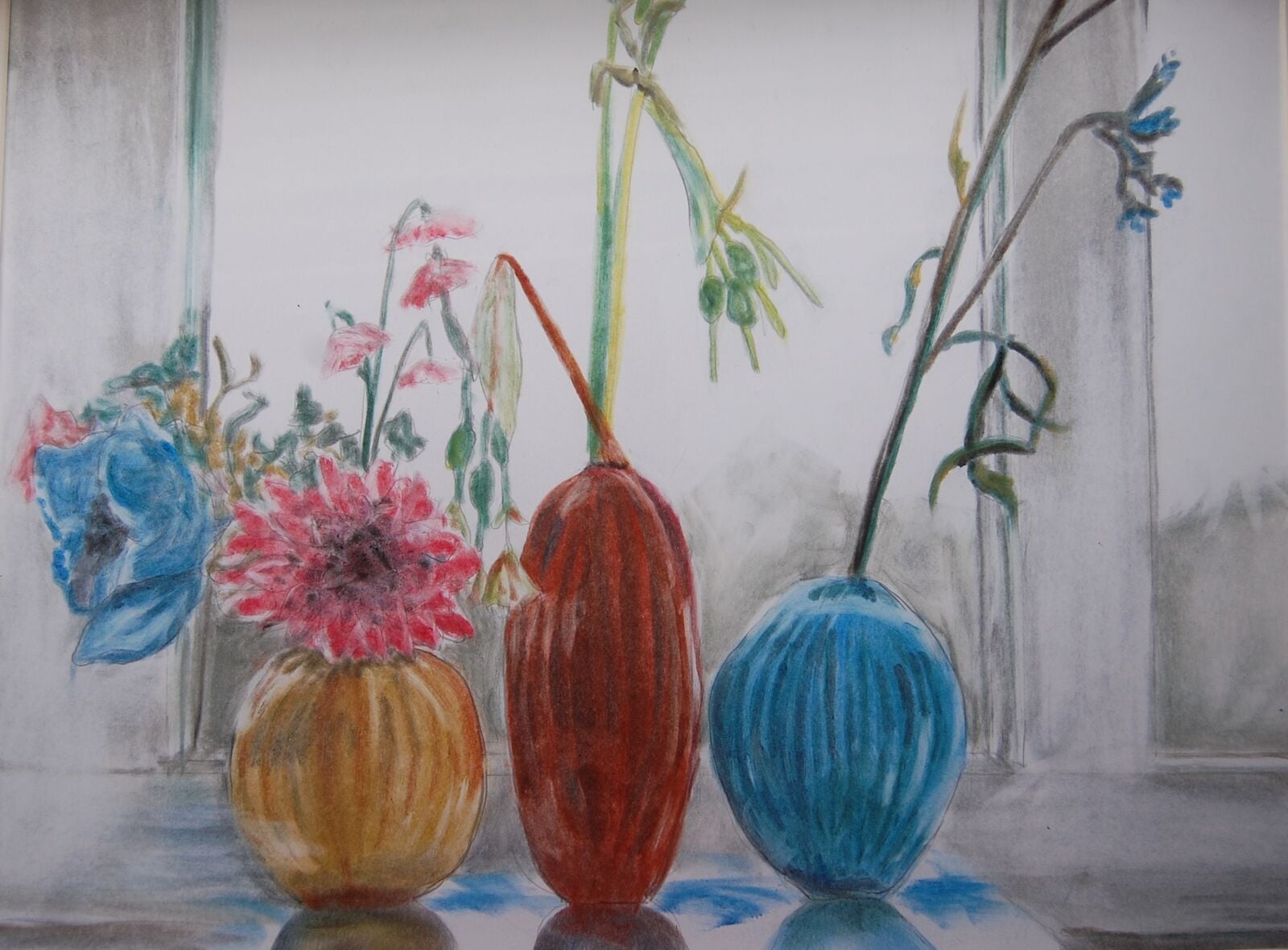 Three Pots on the Window