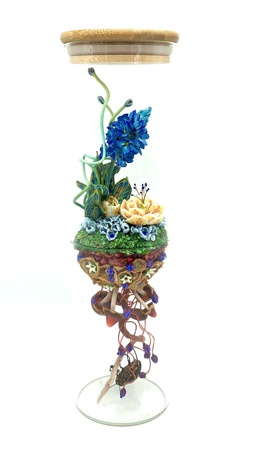 Landscape in a Jar, Polymer Clay Sculpture