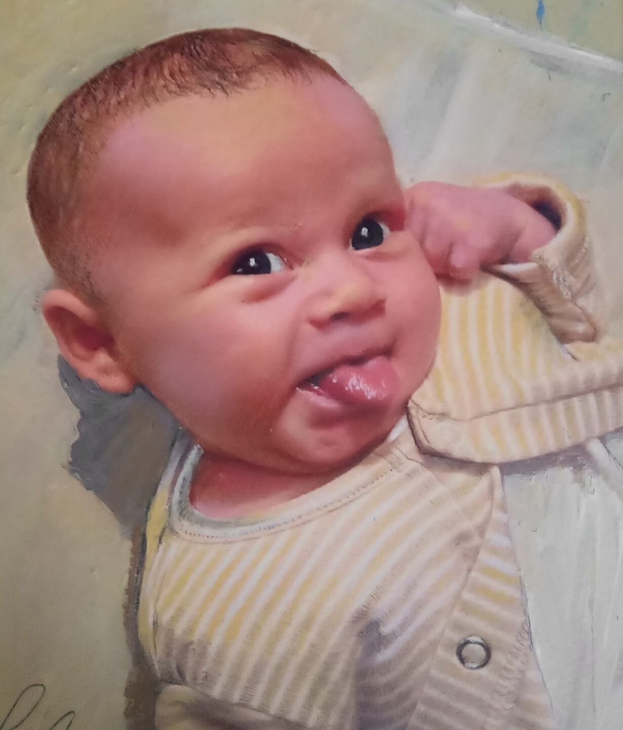 Portrait of baby Millie Grace