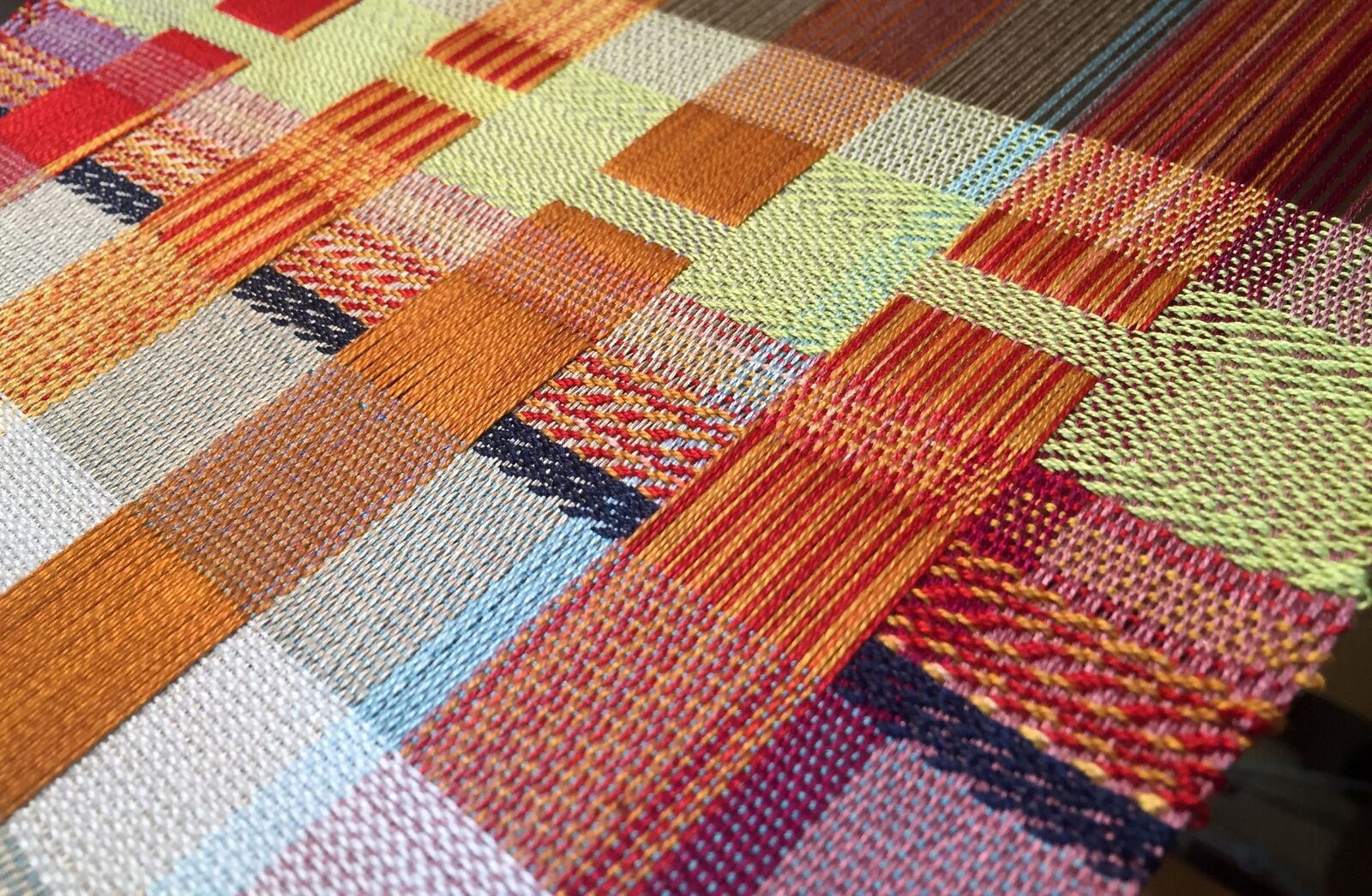 Extra Warp Stripe - close up sample