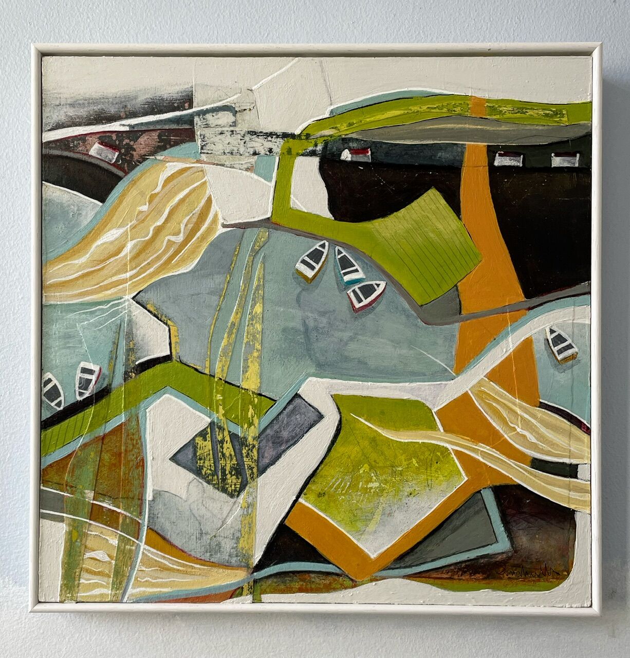 (SOLD) Solent Wave (framed)