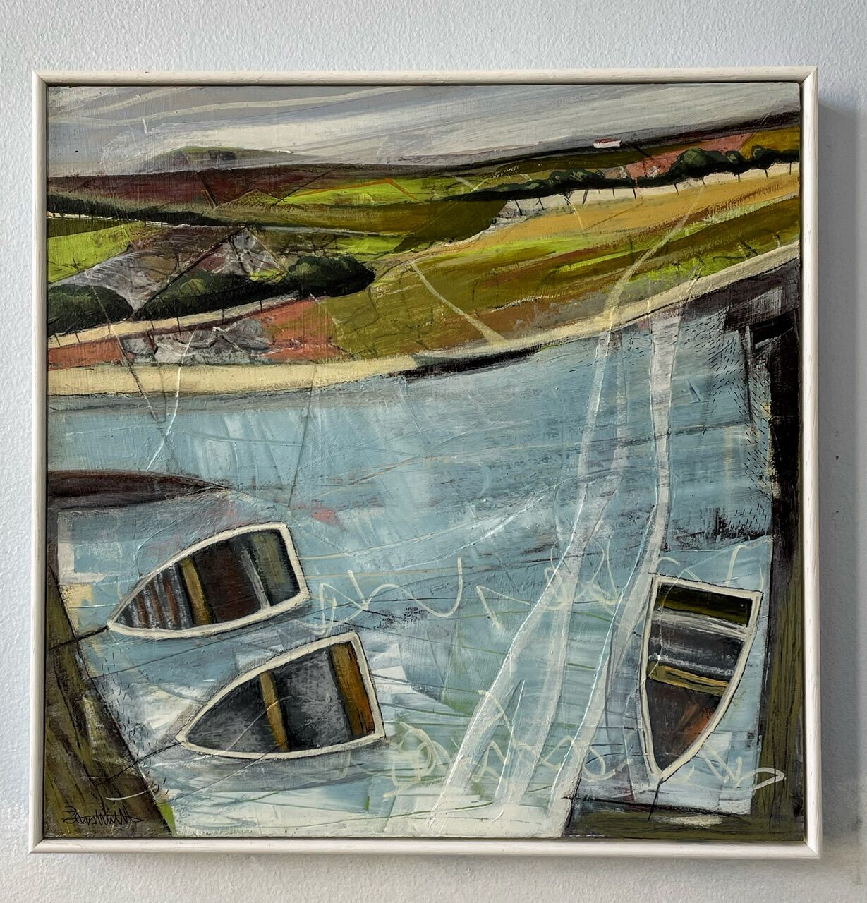 SOLD ˜House on the Hill™ (framed)