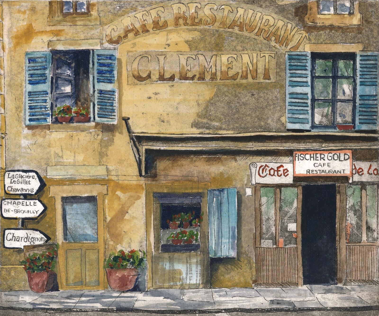 Cafe Clement, central France