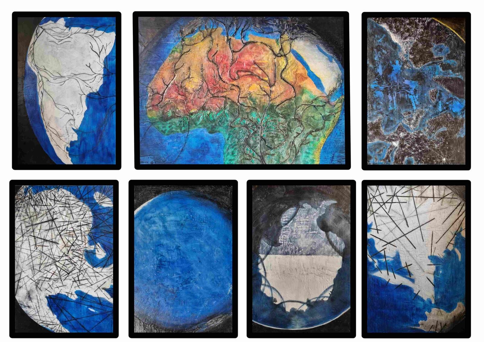 A view of the World: set of 7