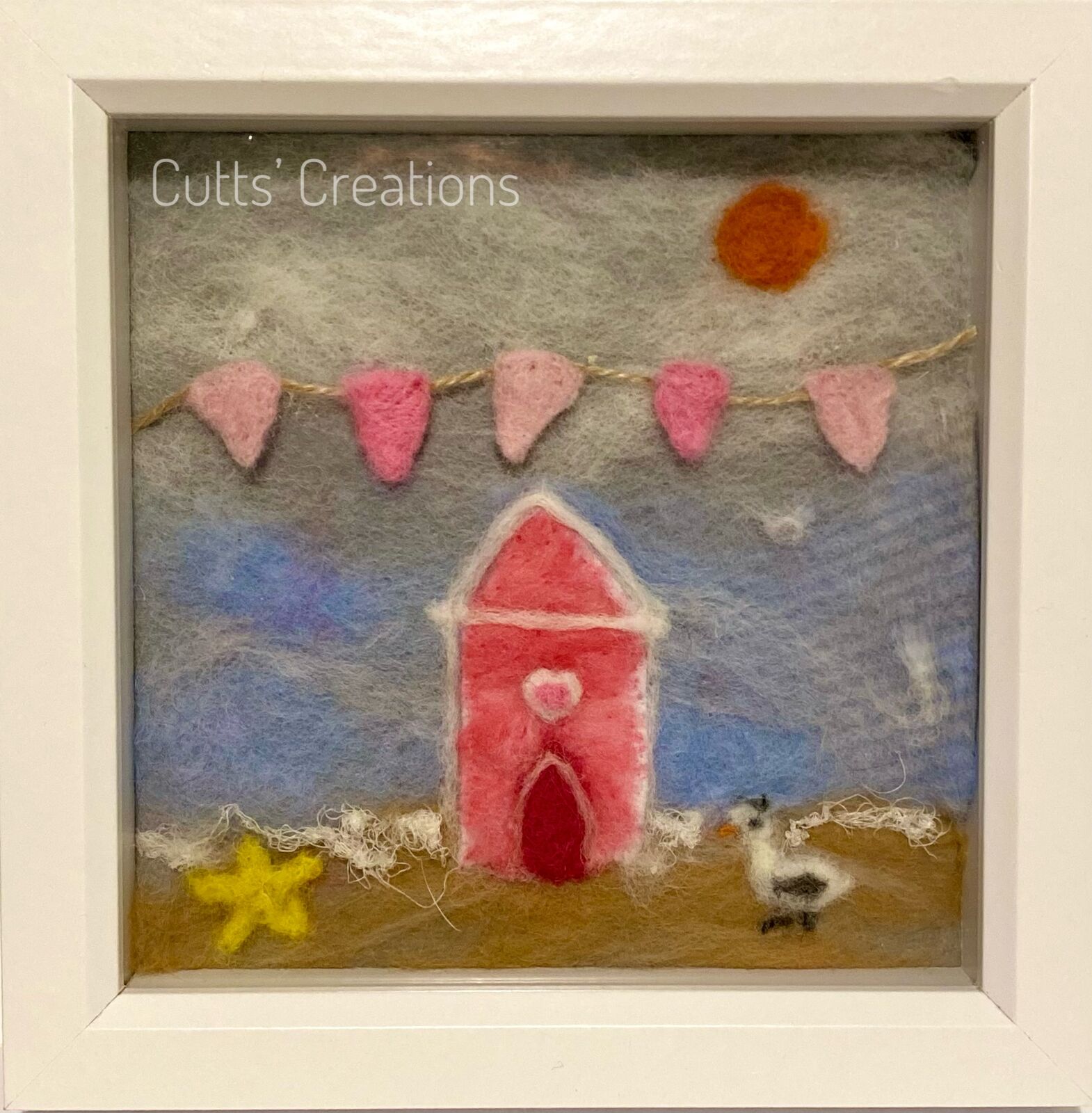 Pink Beach Hut
