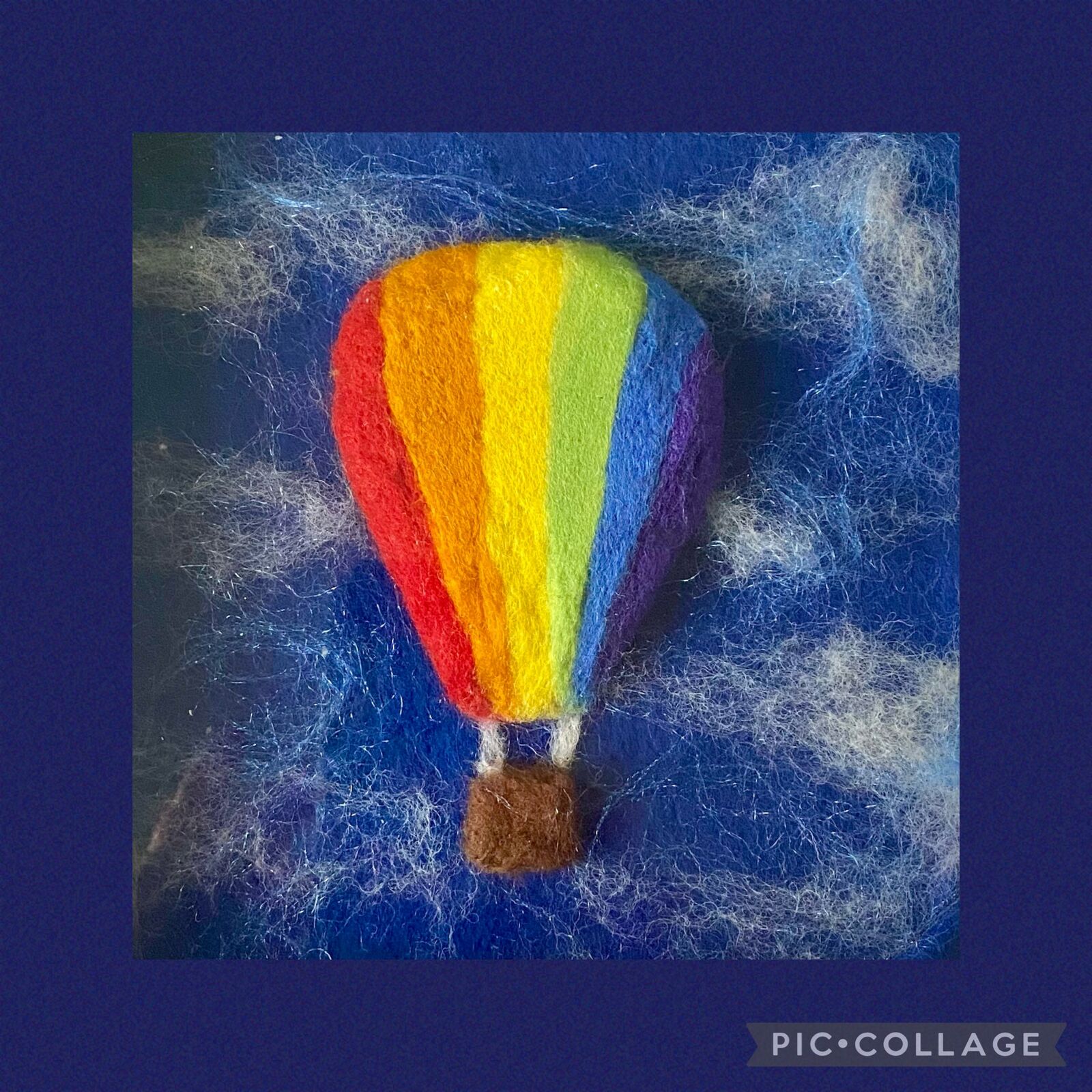 Rainbow Hot Air Balloon