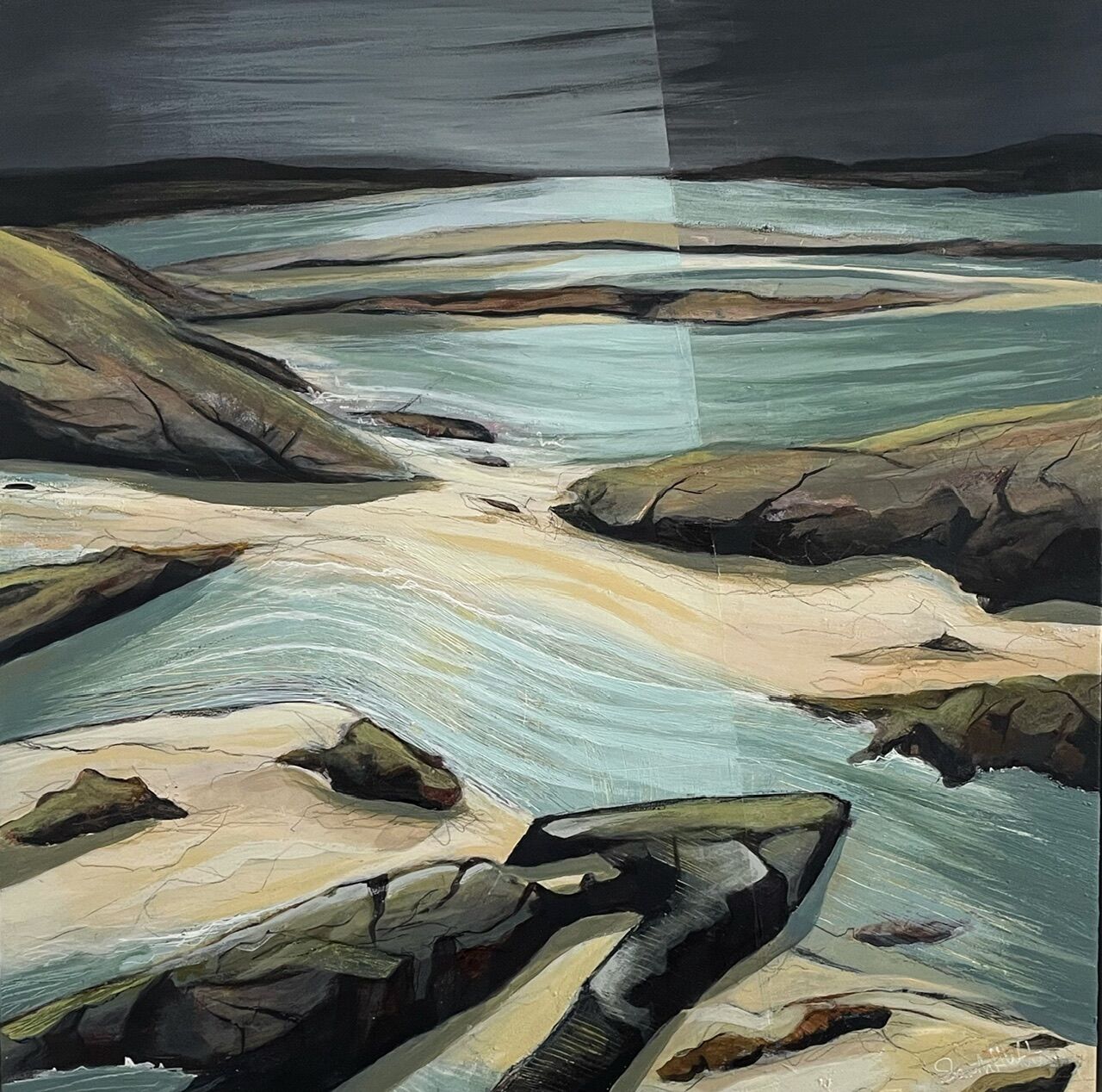 SOLD Hebridean blue