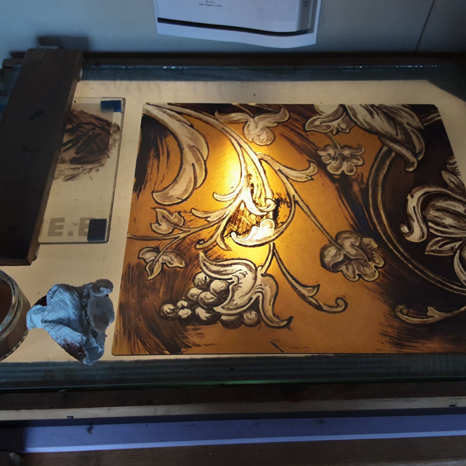 Painted and stained glass restoration