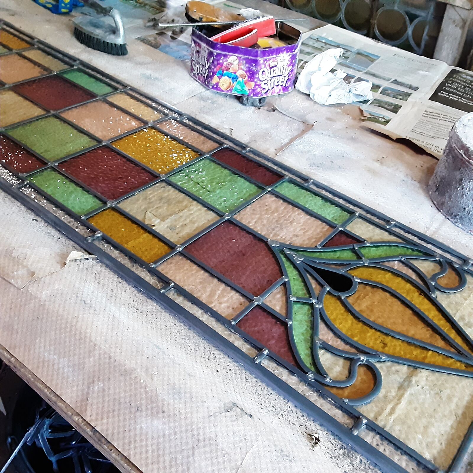 Door panel restoration