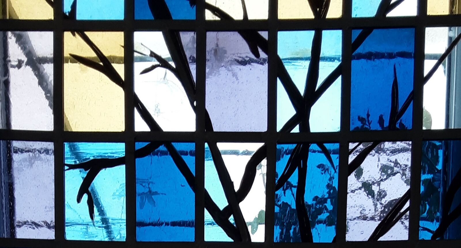 Detail of Life window, Little Houghton, Northants