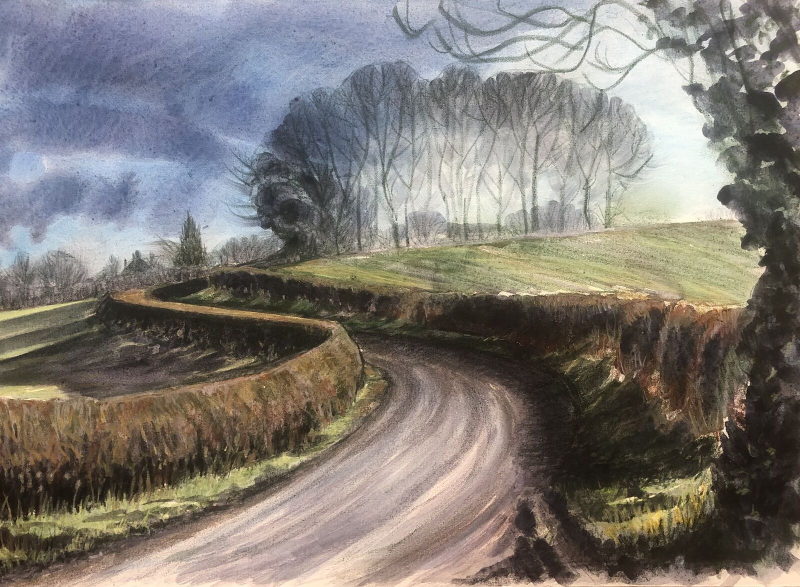 Wing Road, Looking Towards Morcott