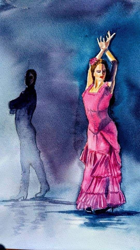 Flamenco in pink