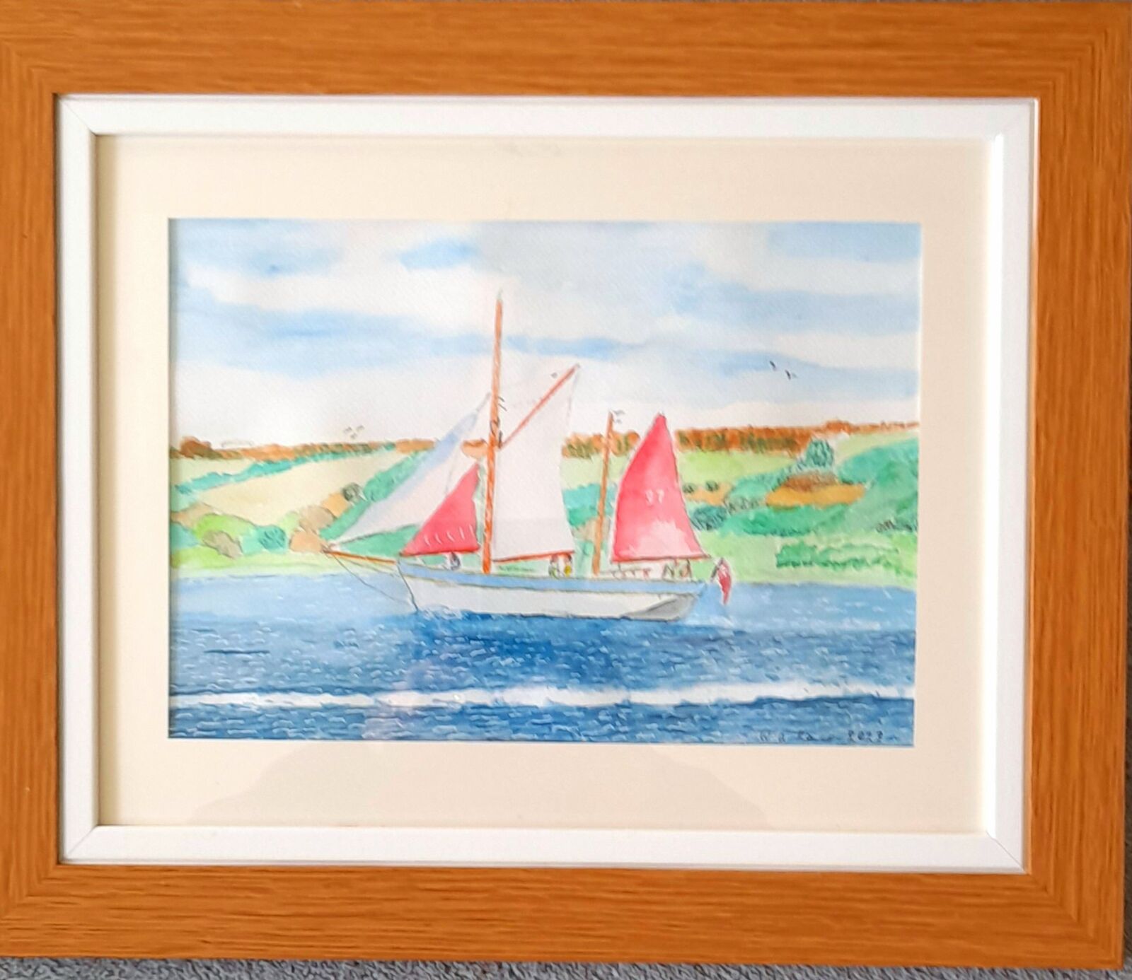 Sailing in the Carrack Roads, near Falmouth