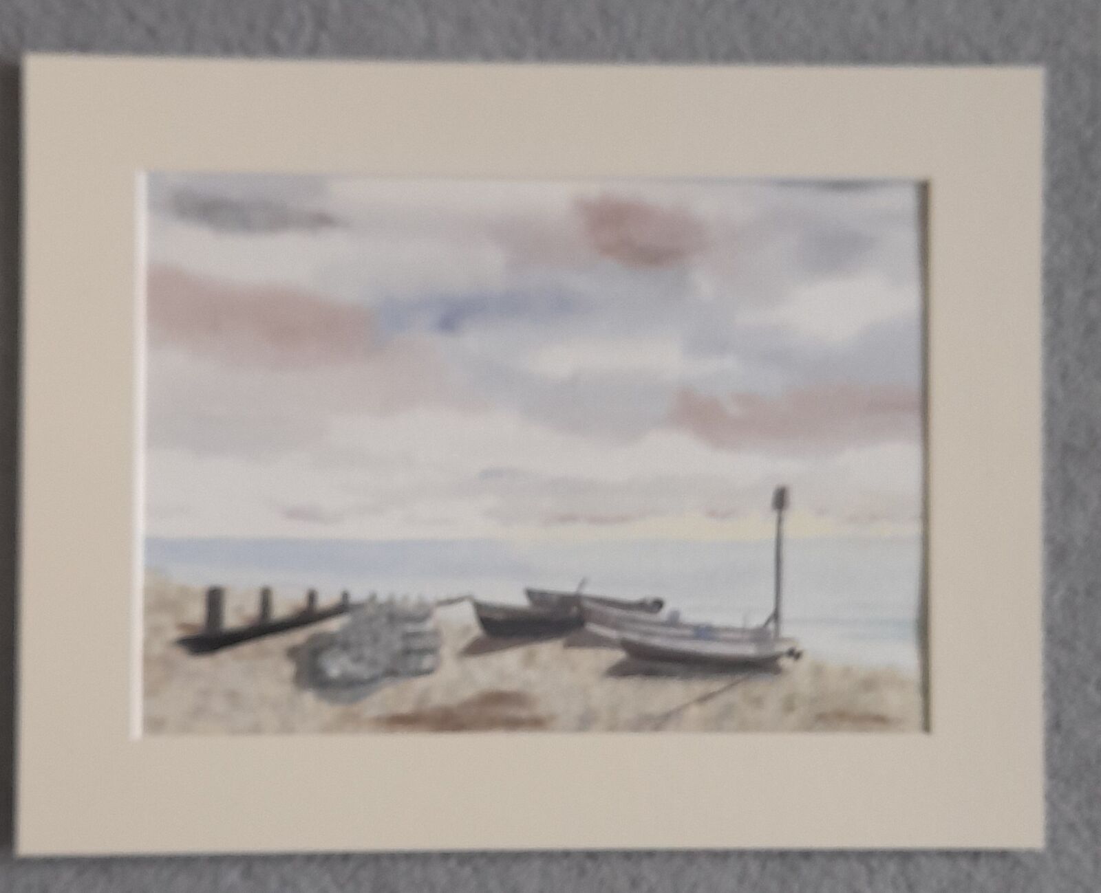 Fishing boats on the Bognor Beach