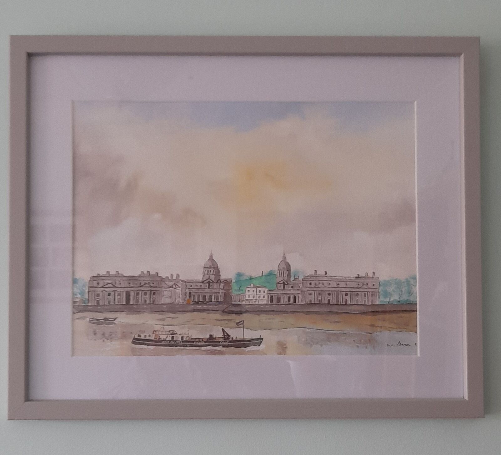 The old Royal Naval Colleges, Greenwich.